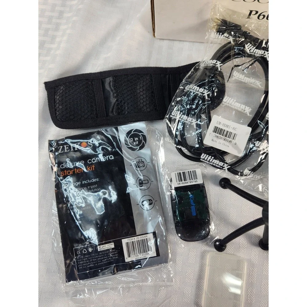 Nikon Accessories Lot New Charger, New Memory Card, New Battery, Plus Much More